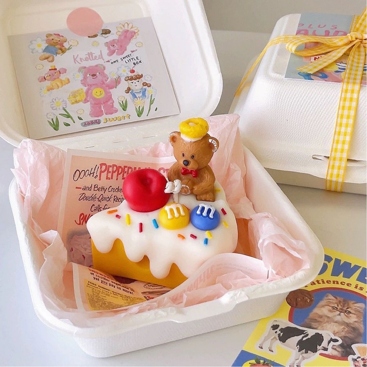 Sweet Bear Patisserie Scented Candle (4pcs Together)