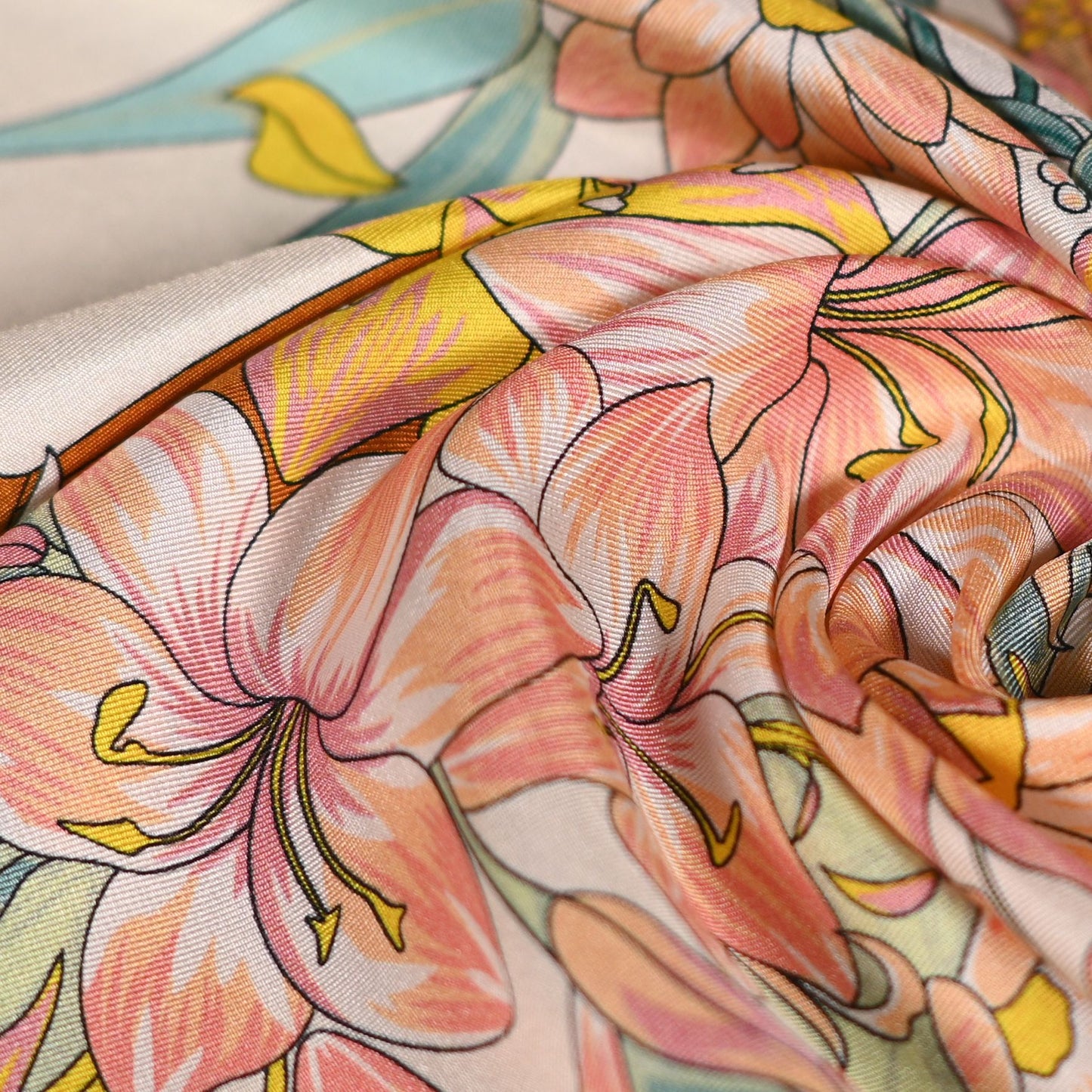 Celestial Garden Silk Scarf