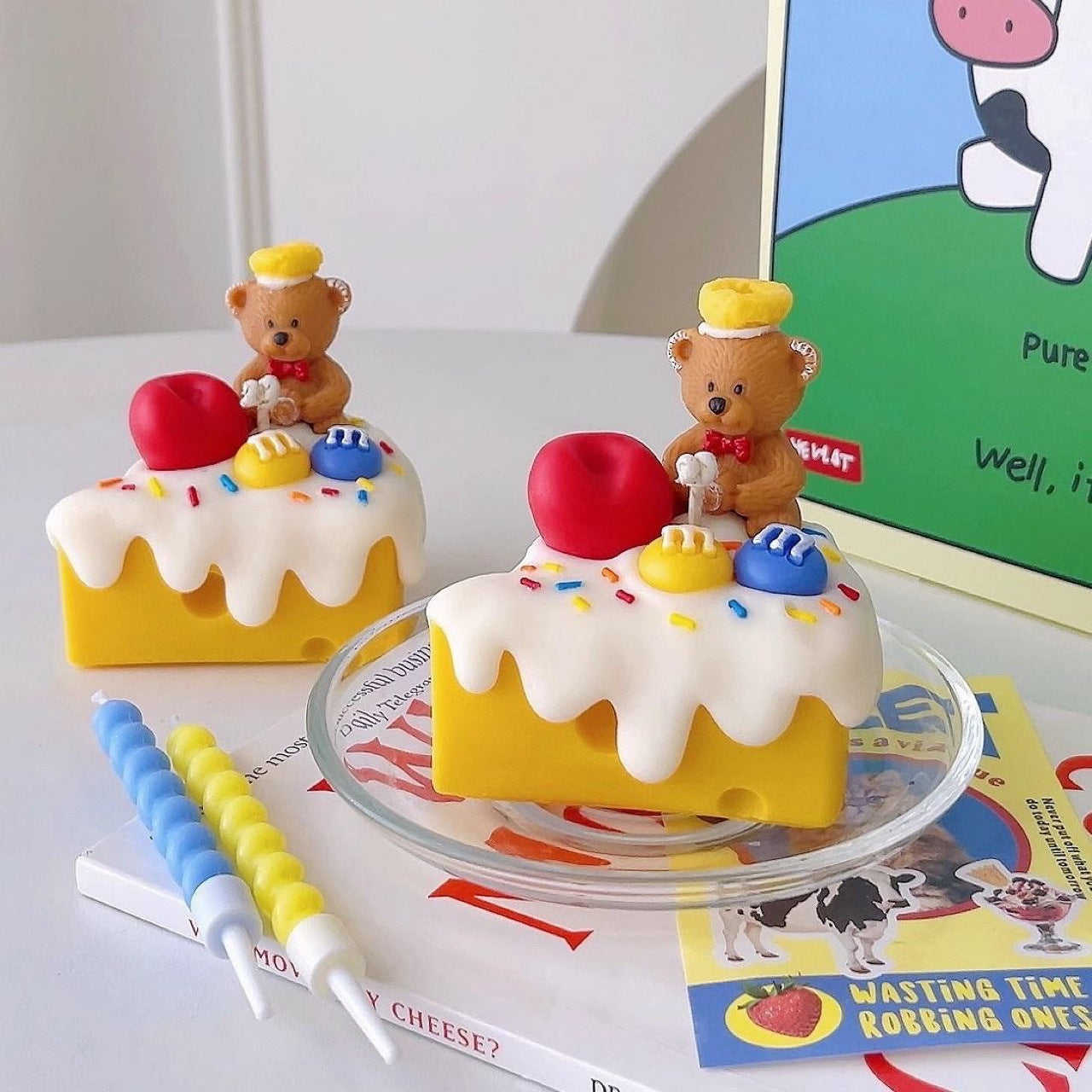 Sweet Bear Patisserie Scented Candle (4pcs Together)
