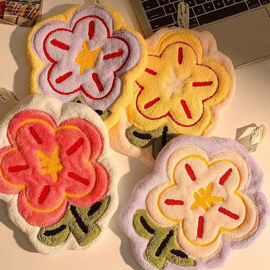 Rich Flower Hanging Hand Towel Set (4pcs)