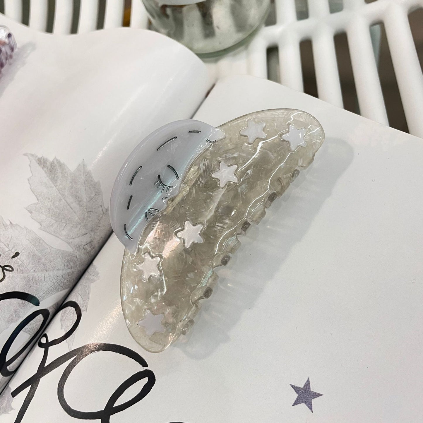 Celestial Dream Hair Claw Set (Sun • Moon • Princess, 3pcs)