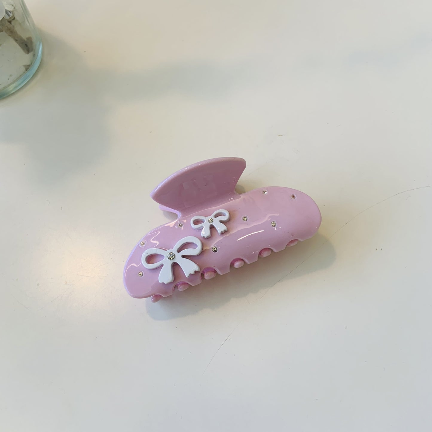 Sweet Bow Dream Hair Claw Set (3pcs, 10cm)