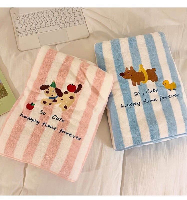 Happy Paws Plush Towel Collection (2pcs Together)