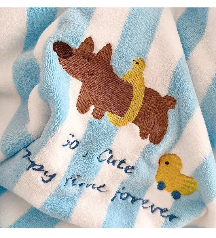 Happy Paws Plush Towel Collection (2pcs Together)