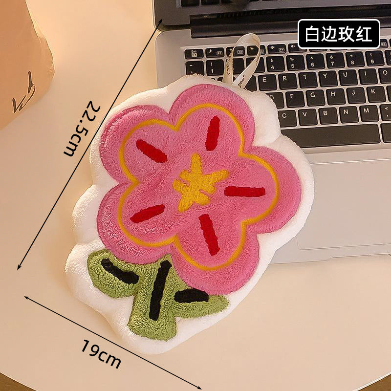 Rich Flower Hanging Hand Towel Set (4pcs)