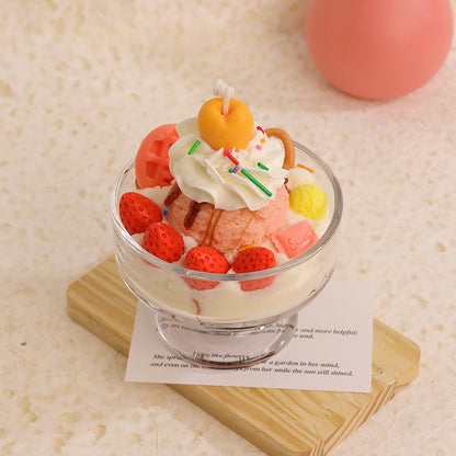 Strawberry Sundae Dream Scented Candle