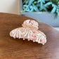 Pastel Ribbon Charm Hair Claw Set (4pcs)