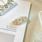 Crystal Bloom Oval Hair Clip Set (6pcs)