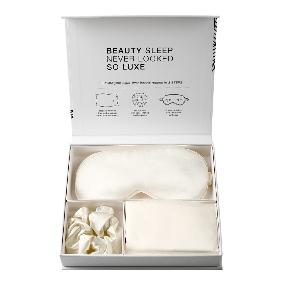 Luxe Mulberry Silk Beauty Sleep Gift Set (3-Piece)