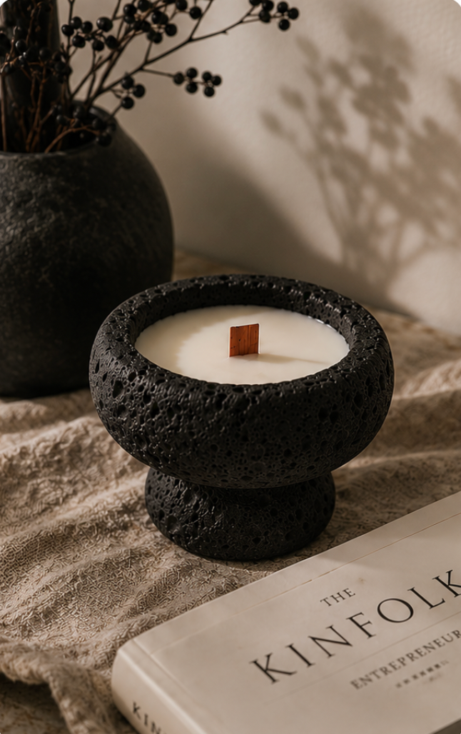 Ember Stone Scented Candle