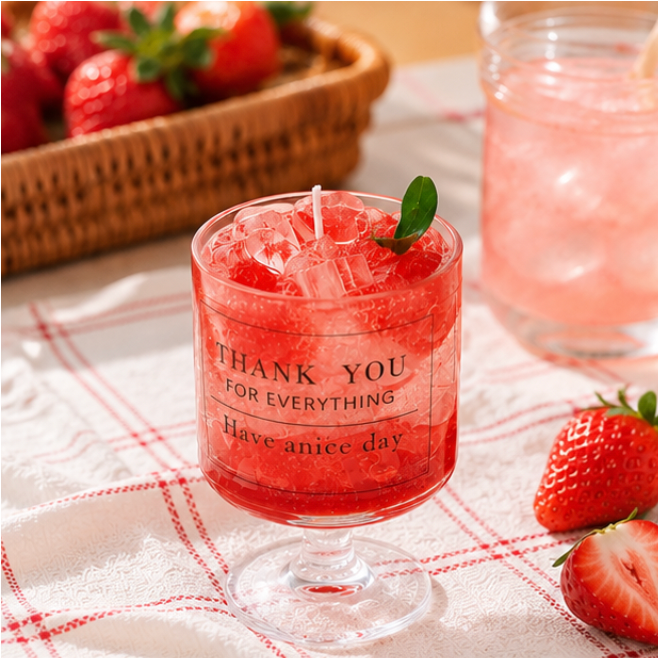 Strawberry Soda Glow Scented Candle