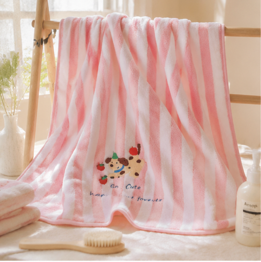Happy Paws Plush Towel Collection (2pcs Together)