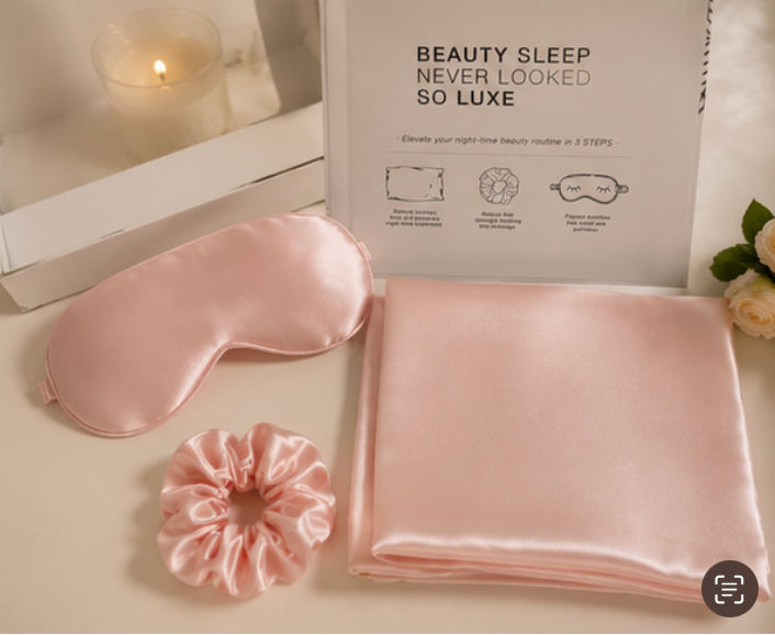 Luxe Mulberry Silk Beauty Sleep Gift Set (3-Piece)