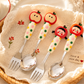 Apple Friends Kids Utensil Set (4pcs)