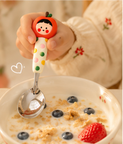 Apple Friends Kids Utensil Set (4pcs)